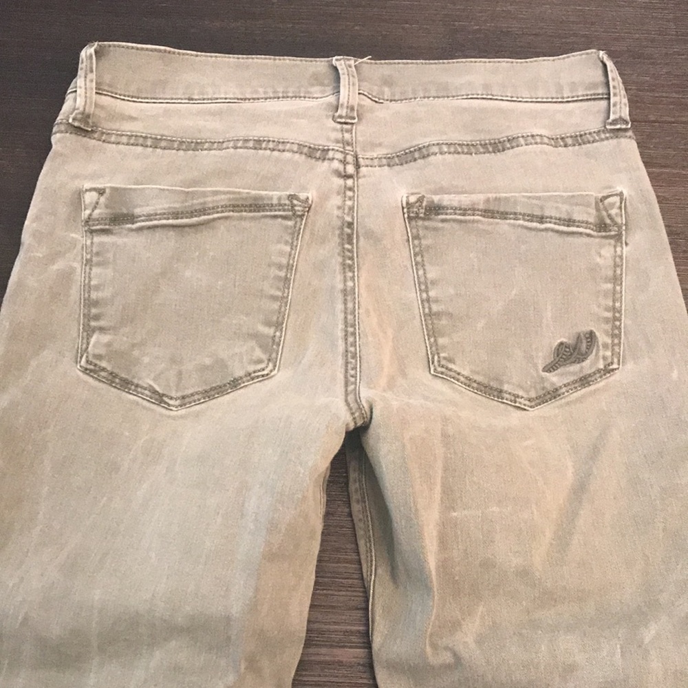 Express olive green moto jeans - Picture 5 of 5